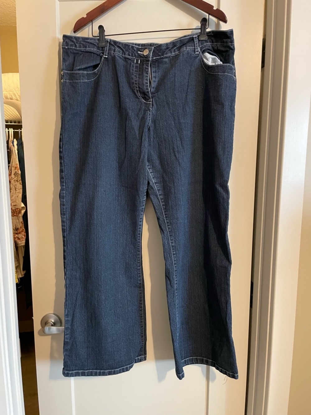 MXM Dark Blue Wide-Leg Jeans